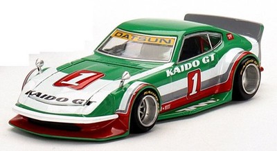 DATSUN Fairlady Z V2 - KAIDO  - green / white - Mini GT 1:64