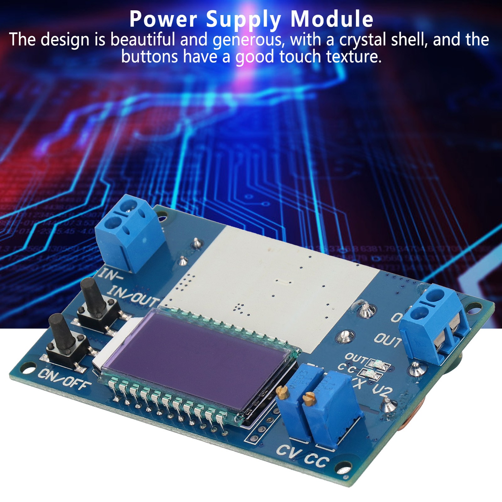 .Power Supply Module Adjustable Voltage Regulator Constant Current LCD ZK-12KX