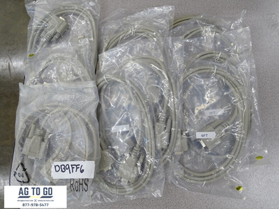 DB9 Cable Pack of 10 - Female/Female - 6 FT