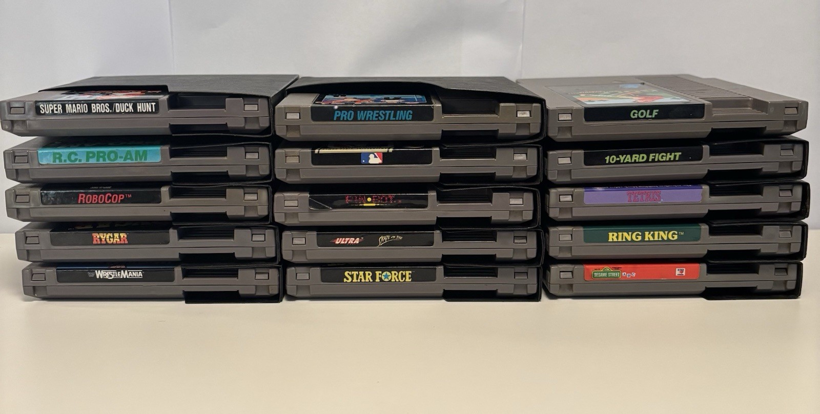 Lot Of 15 Nintendo NES Games - All Tested & Work