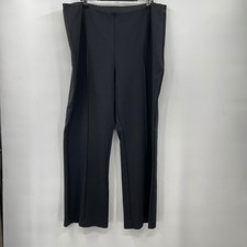 EVERLANE Womens Black Wide Leg Pull On Ponte Pants Size XXL