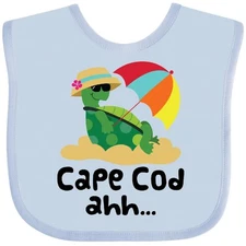 Inktastic Cape Cod Massachusetts Baby Bib Gift Clothing Infant Hws