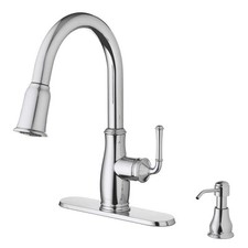 Glacier Bay Pull Down Kitchen Faucet Chrome Kagan 21-K153KCP-GB