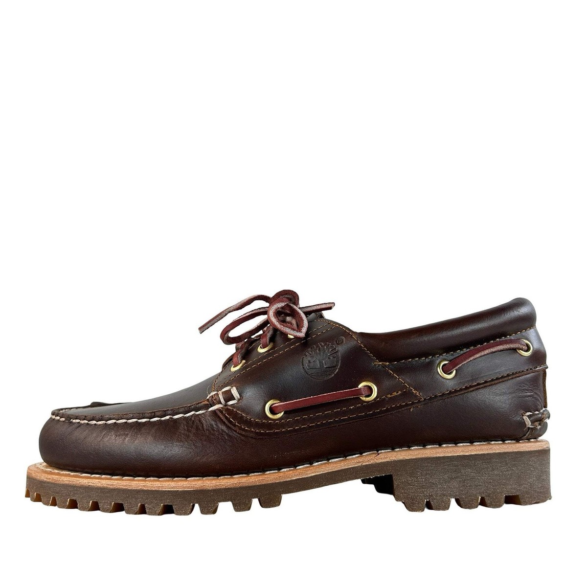TB030003 214 Timberland Authentics 3 Eye Classic Lug Brown Full