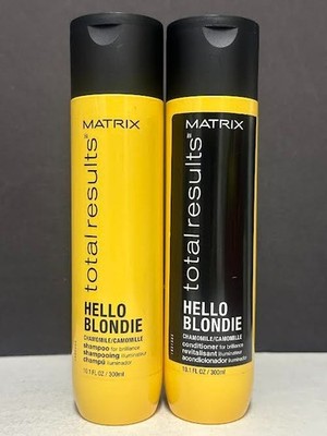Matrix Total Results Hello Blondie Chamomile Shampoo & Conditioner -10.1 floz ea