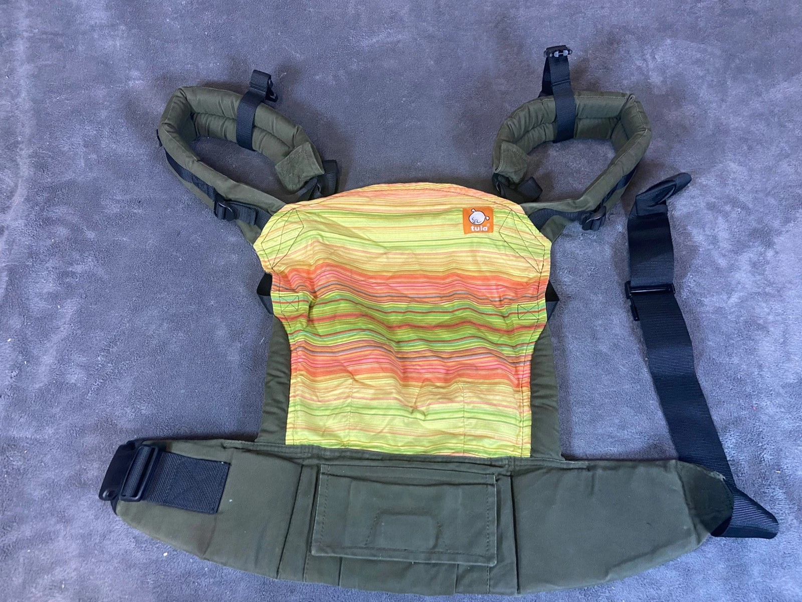 Tula Standard Half Wrap Girasol Rainbow Diamond Weave EUC ! 15-45 Lbs