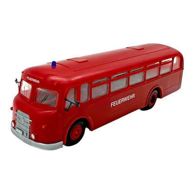 1:87 BeKa IFA H6 Bus 1956 Feuerwehr Stadtbus Volkspolizei H0 Modell Rot