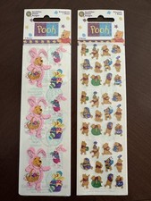 Vtg Sandylion Winnie the Pooh Disney Holographic Stickers Easter  Birthday- NEW