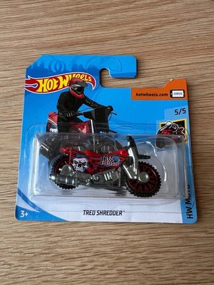 Hot Wheels Tred Shredder HW Moto Motorrad-Modell, 2019 rot