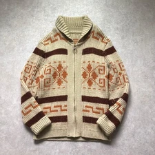 Pendleton Cowichan Cardigan by The Big Lebowski Dude 70s Vintage