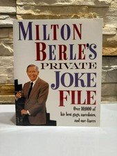 Milton Berle’s Private Joke File by Milton Berle 1989 Paperback Used Book