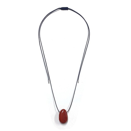 Stone Sweater Chain Adjustable Choker Necklaces Stone Pendant Necklace - Picture 7 of 9