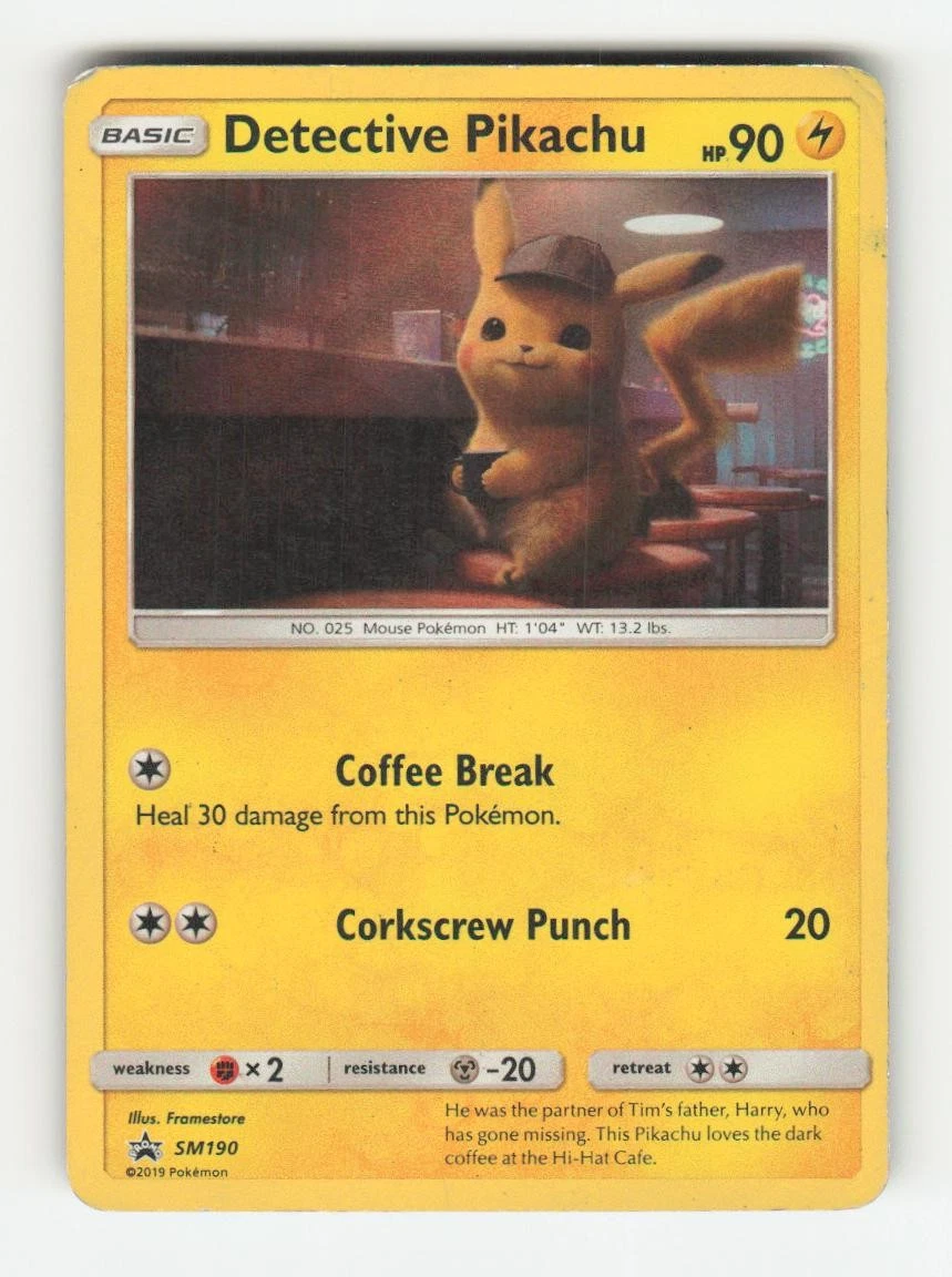 PSA8 名探偵ピカチュウ SM190 ポケモンカード 海外 Detective Pikachu SM190 Sm for sale | eBay