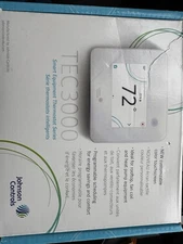Thermostat Controller Johnson Controls HVAC Smart White TEC3000 TEC3622-14-000