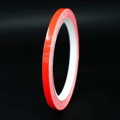 10m Zierstreifen 4mm Neon Rot Auto Motorrad Folie Dekorstreifen Seitenstreifen