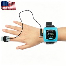 Wrist Worn Pulse Oximeter, Oxygen Saturation Monitor with Finger Probe