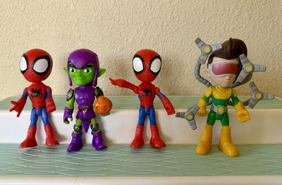 Marvel Spidey and His Amazing Friends Web Squad Action Figures Lot of 4