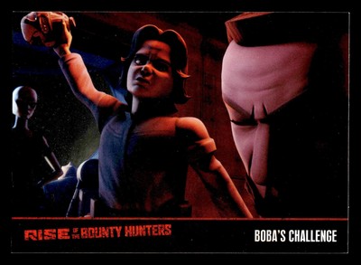 2010 Topps Star Wars: The Clone Wars: Rise Bounty Hunters - #86 Boba's Challenge