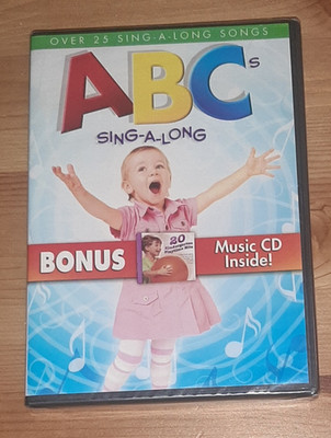 ABC's Sing-a-Long (DVD + CD, 2-Disc Set, BRAND NEW) Over 25 Sing-a-Long Songs