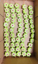 5 Strands Glass Beads, Flower Style Fancy Beads For jewelry making and crafts