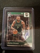 2024-25 Donruss Optic Jaylen Brown Black Velocity Holo Prizm /39 Boston Celtics