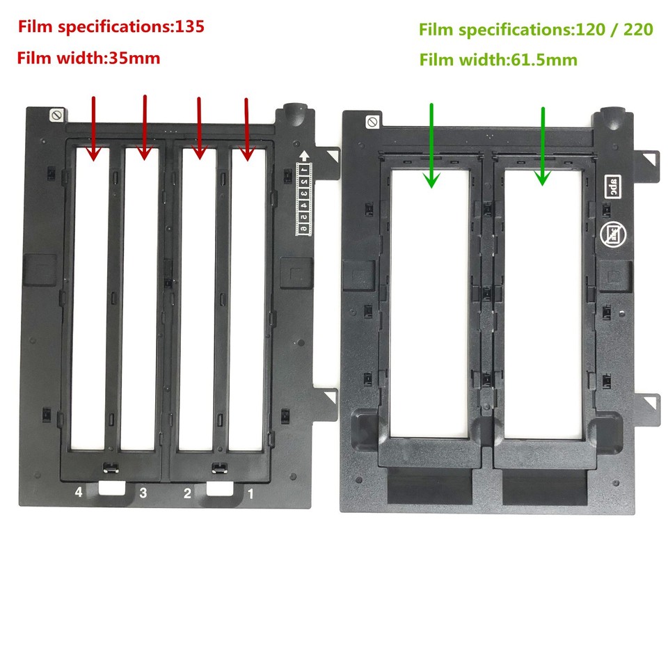 135/120 220 Guide Slide Photo Negative Film Holder for EPSON V700 V750