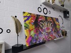 CREATIVE ABSTRACT LION HEAD - on Canvas, Wall Art Print (40"x20") 18mm