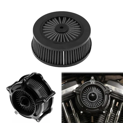 Filtre à Air de remplacement gris pour Harley Sportster Dyna Touring Softail - Photo 1/4