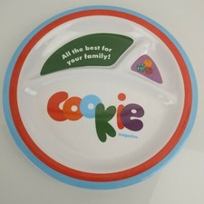 Vintage Cookie Parenting Child Kid Magazine Divided Melamine Plate Promo Item