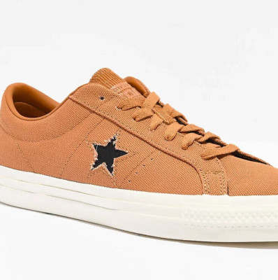 CONVERSE ONE STAR PRO OX RAW SUGAR MEN'S SIZE 10 SKATE SHOES