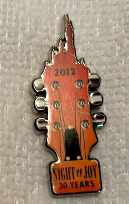 2012 Disney Night of Joy trading pin. Disney cancelled NOJ in 2018 after 34 yrs.