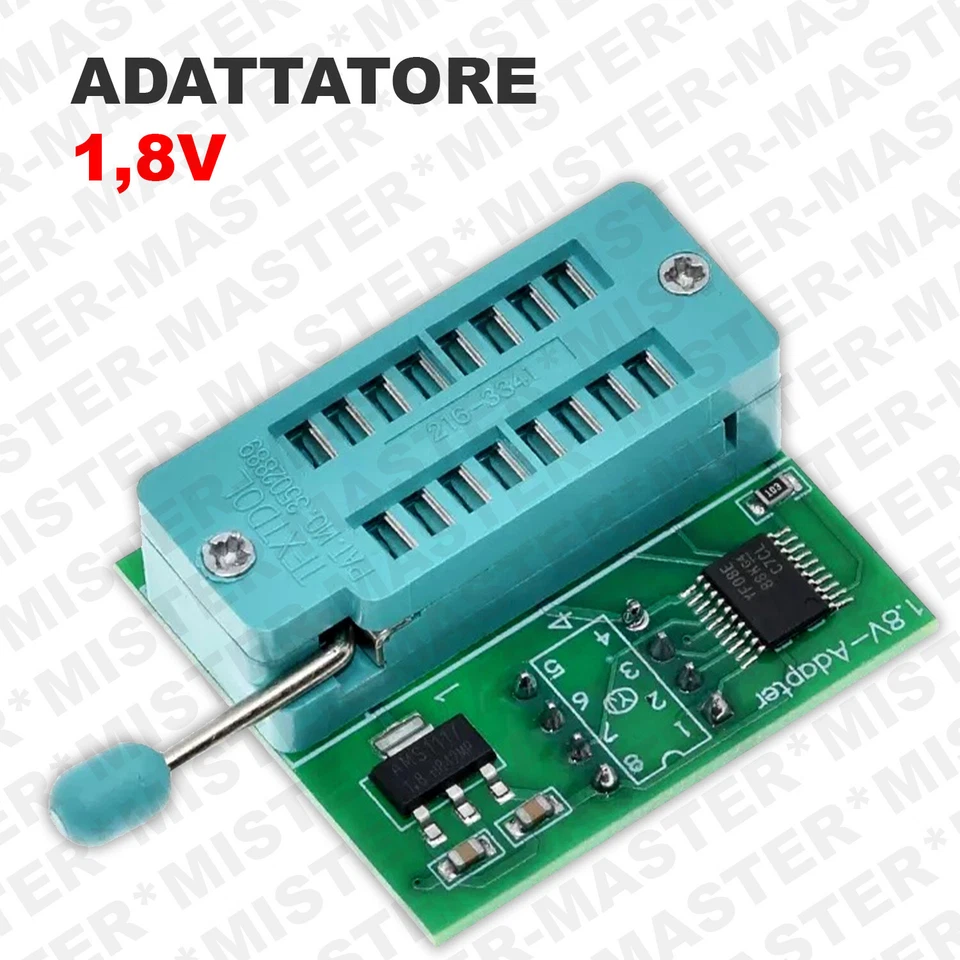 KIT PROGRAMMATORE CH341A EEPROM BIOS WINBOND MXIC 24XXX 25XXX SERIE - Immagine 4 di 4