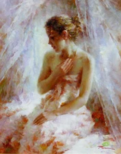 Stephen Pan Original Oil on Canvas in Perfect Condition!