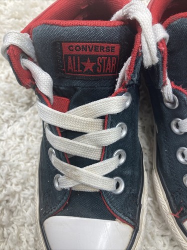 CONVERSE Chuck Taylor All Star Canvas Hightop Sneakers Shoes Junior Sz 13 - RED - Picture 3 of 10