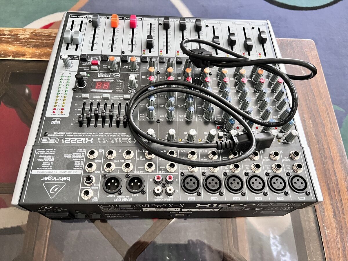 Behringer Xenyx X1222USB Mixer with USB and Effects | eBay Behringer Xenyx X1222USB Mixer with USB and Effects | eBay