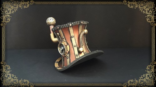 Steampunk Cappello Svasato Cosplay Mini Costume LARP Accessorio Retrò - VEDI VIDEO - Foto 4 di 7