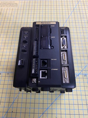 Keyence CV-X100E Machine Vision With CA-DC10E LED Illumination Controller