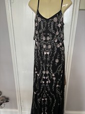 adrianna papell Heavily Beaded Long Dress Size 8