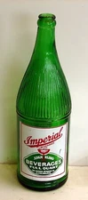 Imperial Beverage Co.; Cleveland, Ohio; 2-color ACL soda pop bottle