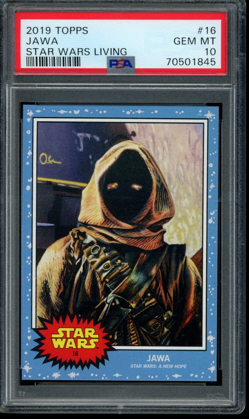 2019 Topps Star Wars Living Set #16 Jawa PSA 10 Gem Mint SP Card 70501845