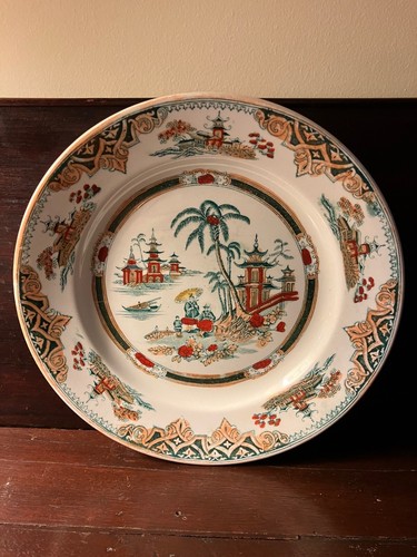 Petrus Regout Dutch chinaware "Honc" plate (8 3/4") - Picture 2 of 7