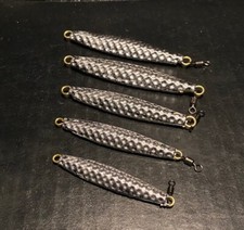 10 Hammered UnPainted Bumpy Diamond Jigs W/ Swivel your choice of 1 to 4oz