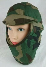 NEW USGI US 7 3/4 M81 WOODLAND CAMO COLD WEATHER BDU INSULATING HELMET LINER CAP