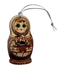 Russian Doll Hanging Decoration -Russian Doll Christmas Tree Decoration RD5-Dec