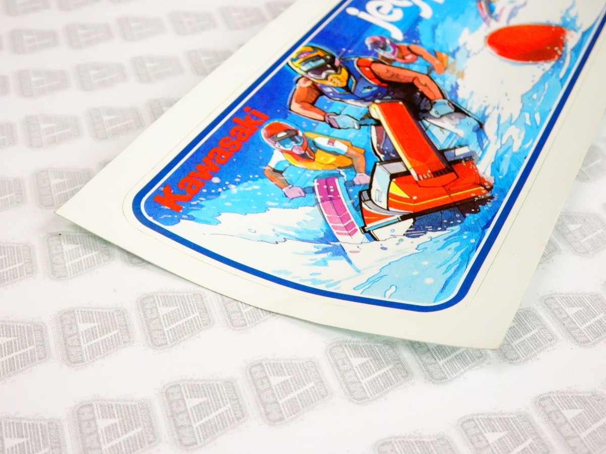 セキ　ありがとうございます。 Vintage Kawasaki Watercraft Jet Ski Sticker JS 7 for sale online