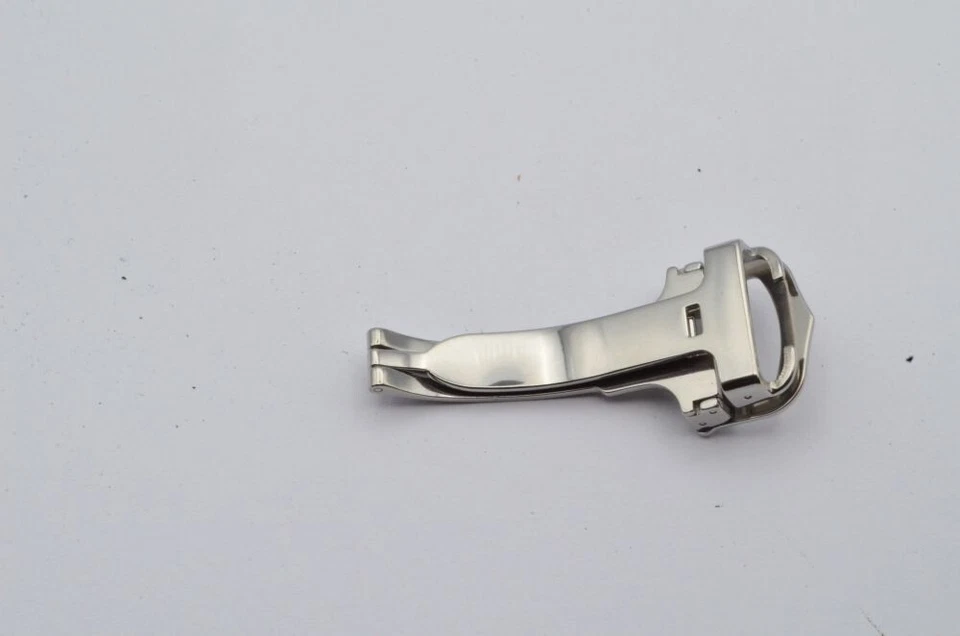 Cartier Leather Bracelet Folding Clasp 16MM Steel Deployment Clasp 4 - Image 2 of 2