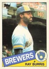 Ray Burris Topps Tiffany Traded 1985 Baseball Card #13T