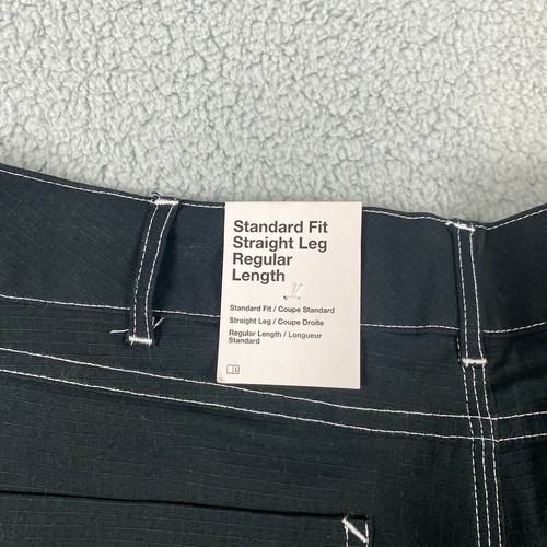 Nike SB Pantaloni Cargo Uomo Taglia 30 Nero Doppio Ginocchio Skate FB8428-010 Baggy Y2K - Foto 16 di 17