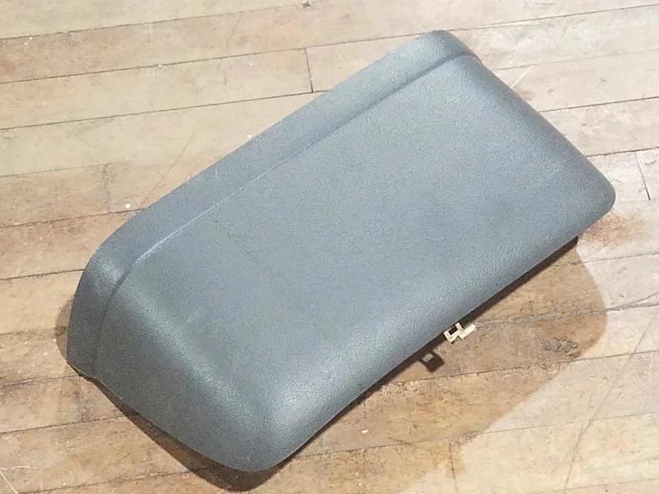 Ford Club Wagon XLT 1992-1996 consola trasera compartimento de almacenamiento usado gris oscuro Foto 2 de 4