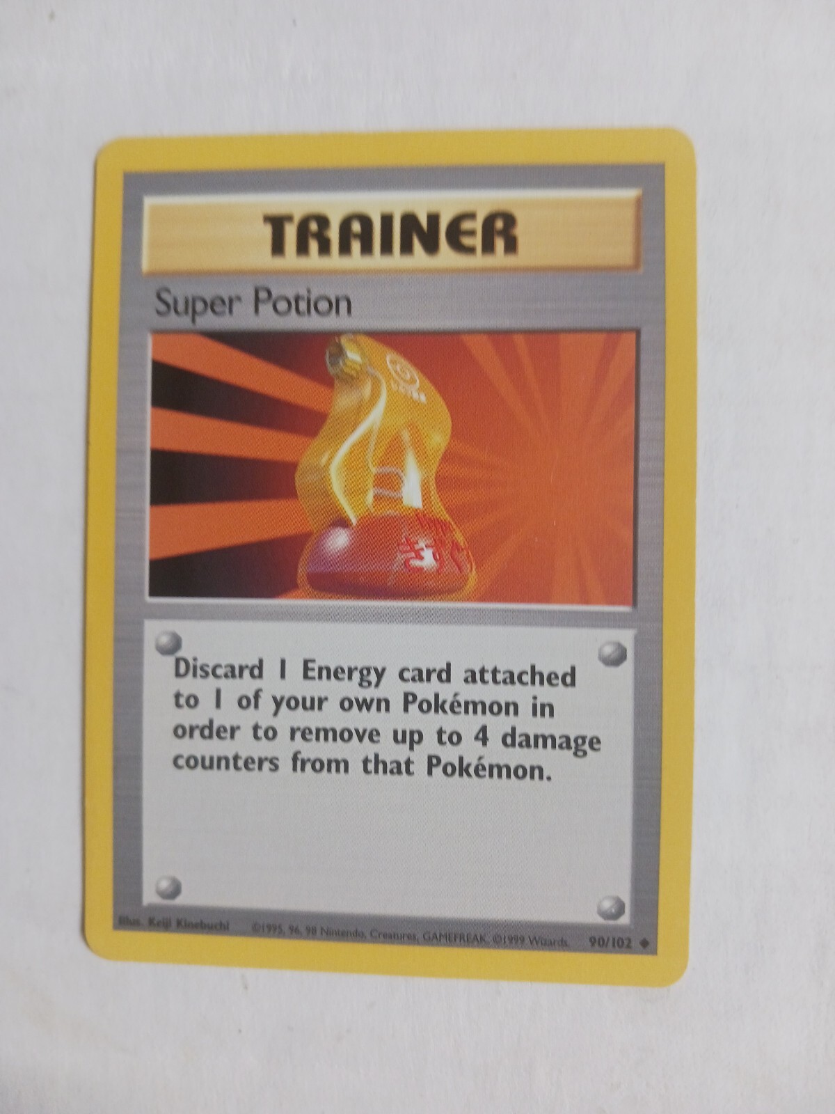 1999 Pokemon Card Trainer Super Potion. Mint. Gradable Card. Free Shipping 
